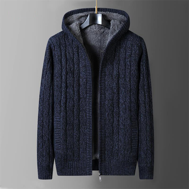 Giorgio Luxus Wool Knit Sweater for Stylish Warmth
