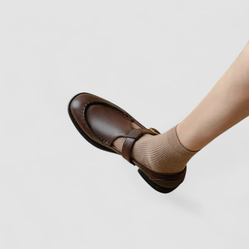 Zhelynne | Orthopedic Mary Jane shoes with a square toe – comfortable support and style for every step