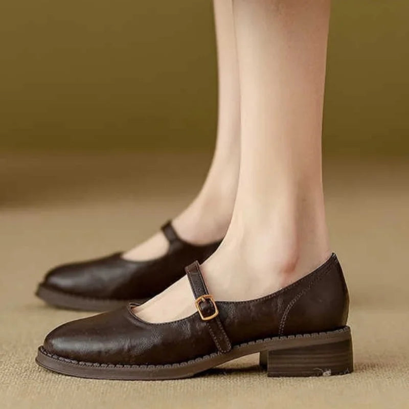 Leather Mary Janes for Classic Comfort