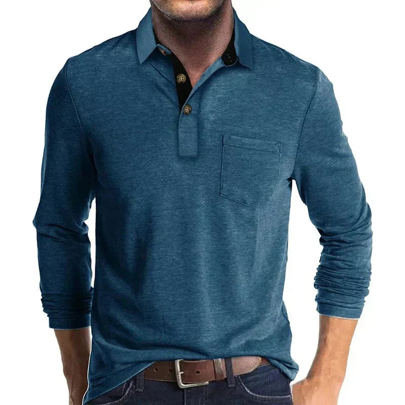 Hudson | Chic Elevated Casual Textured Polo for a Stylish Look