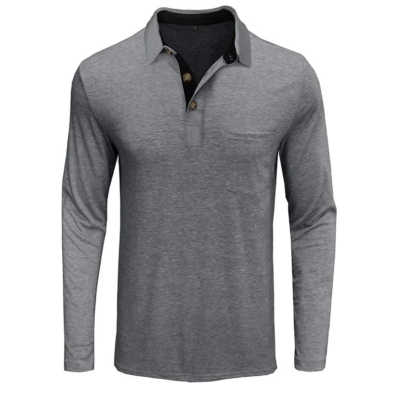 Hudson | Chic Elevated Casual Textured Polo for a Stylish Look