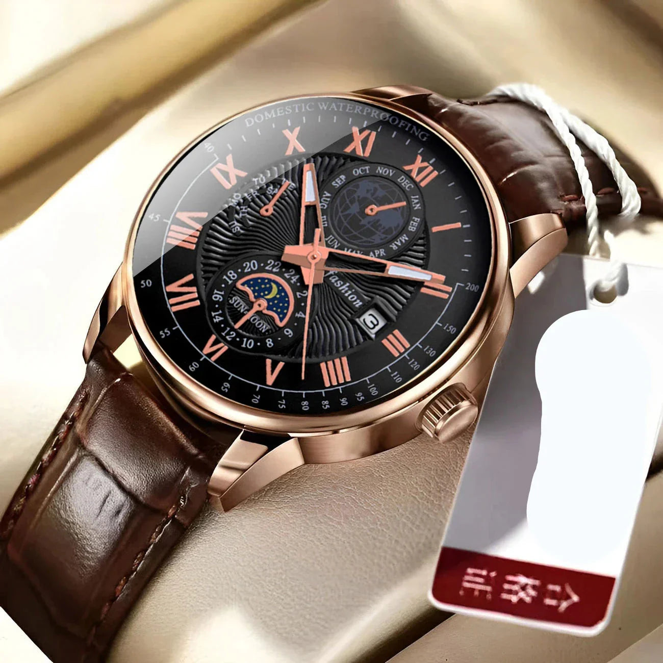 Elegant luxury sports watch for a sophisticated sporty style