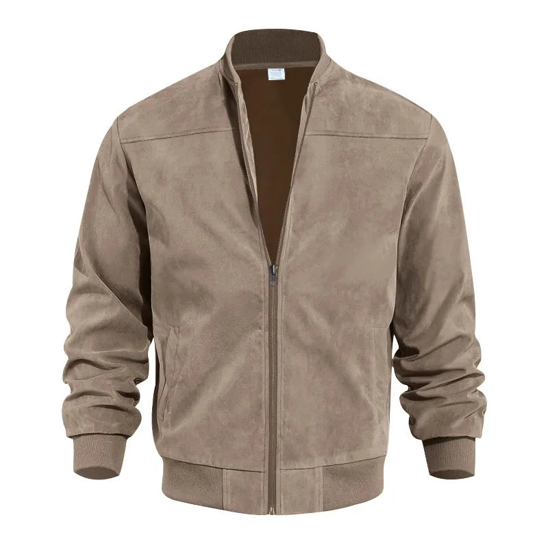 Noah - Luxe Suede Bomber Jacket for a Stylish and Comfortable Look