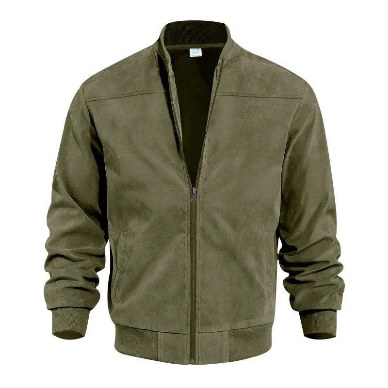 Noah - Luxe Suede Bomber Jacket for a Stylish and Comfortable Look