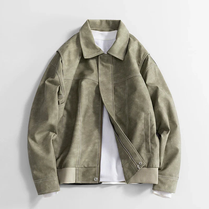 Stylish Leather Motorcycle Jacket for a Bold and Edgy Look