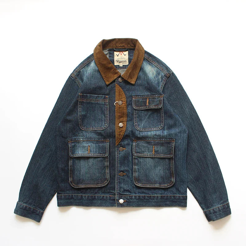 Jazzed-up country-style denim jacket