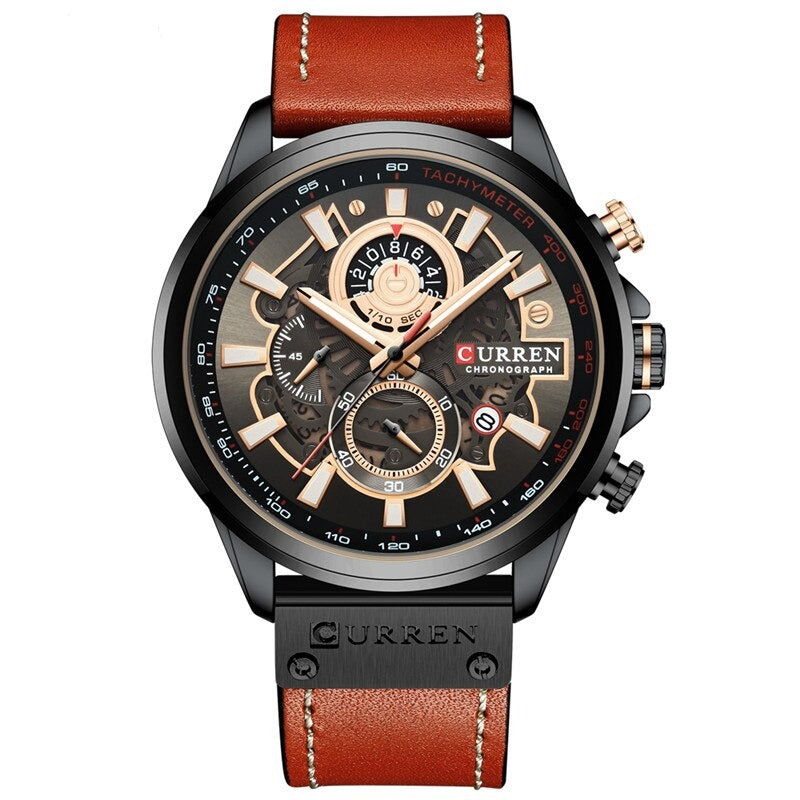 Multifunction Quartz Watch with Built-in Calendar