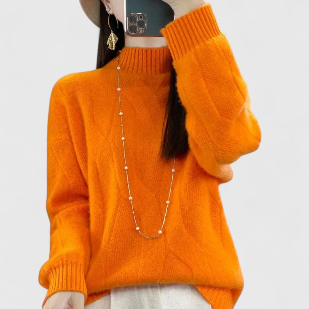 Senna - Comfortable and Elegant Turtleneck Sweater for Daily Wear