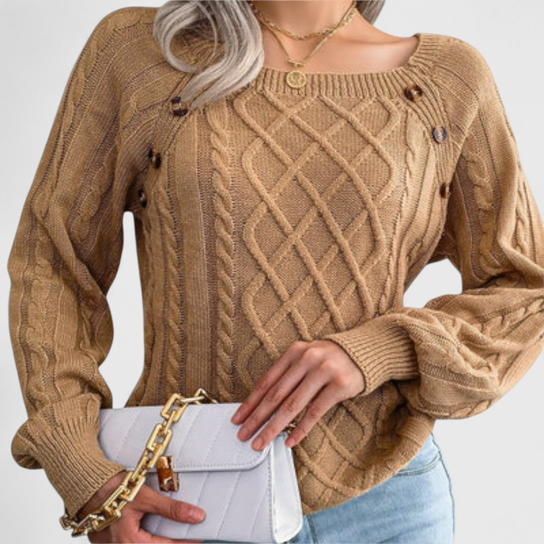 Mila - Comfortable Knitted Sweater for an Elegant Style