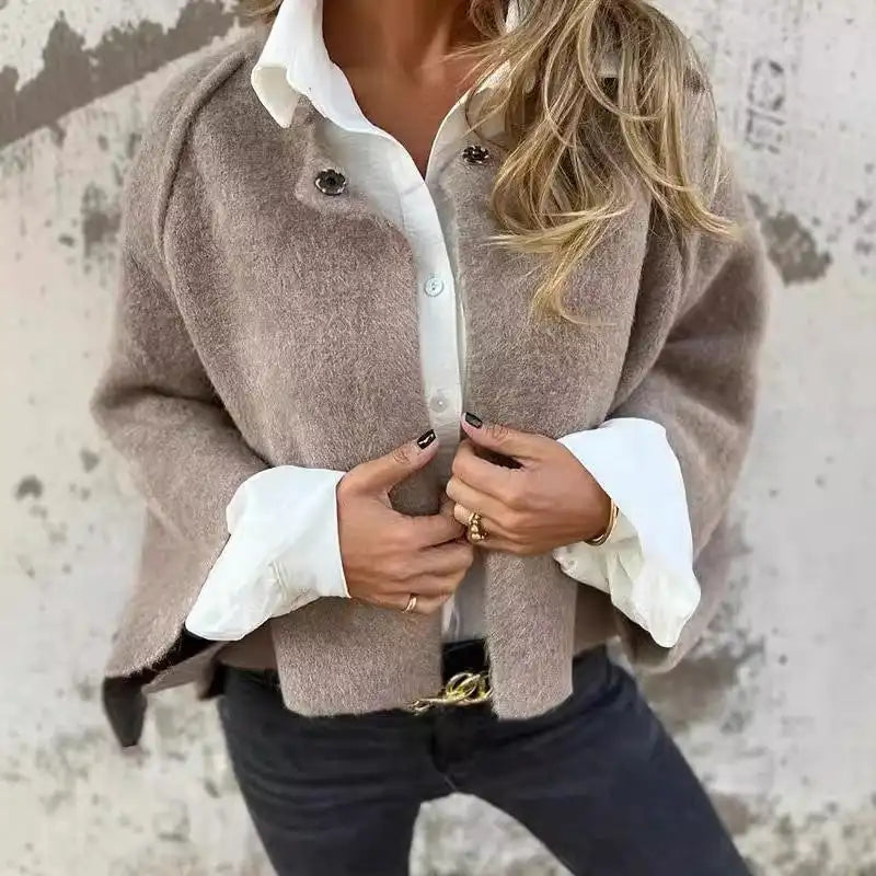 Tess™ | Elegant Modern High-Quality Wool Cardigan