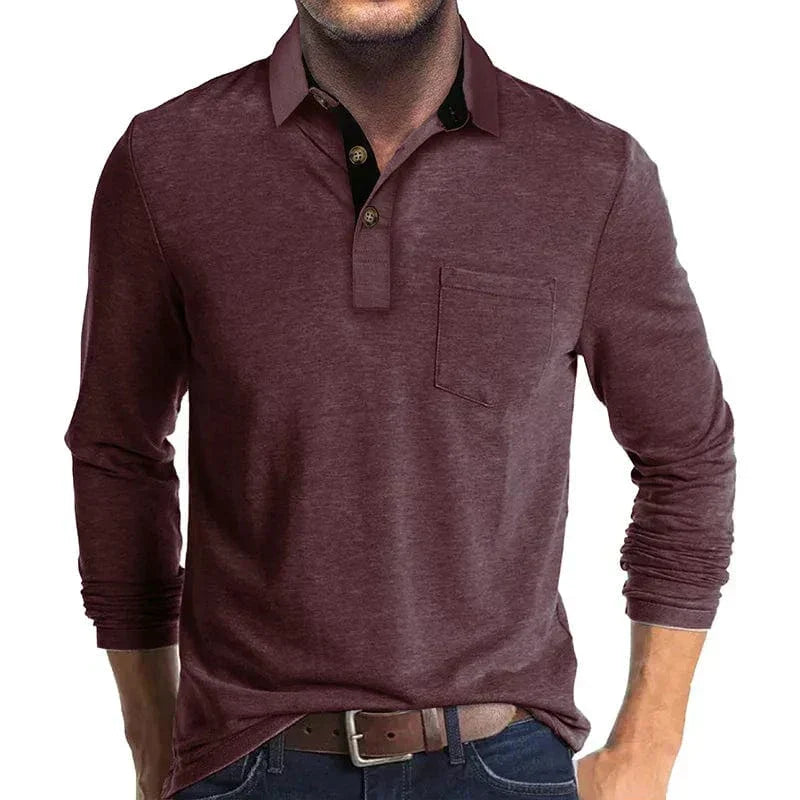 Hudson | Chic Elevated Casual Textured Polo for a Stylish Look