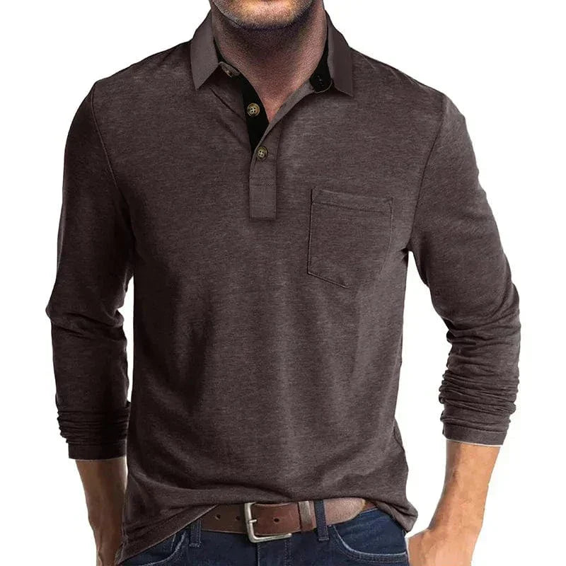 Hudson | Chic Elevated Casual Textured Polo for a Stylish Look
