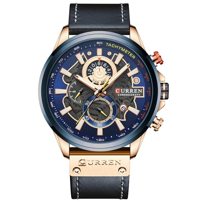 Multifunction Quartz Watch with Built-in Calendar