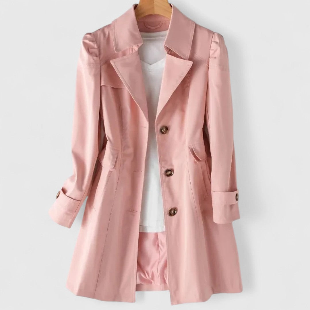 Elisanne – Tailored Jacket with Simple and Elegant Buttons