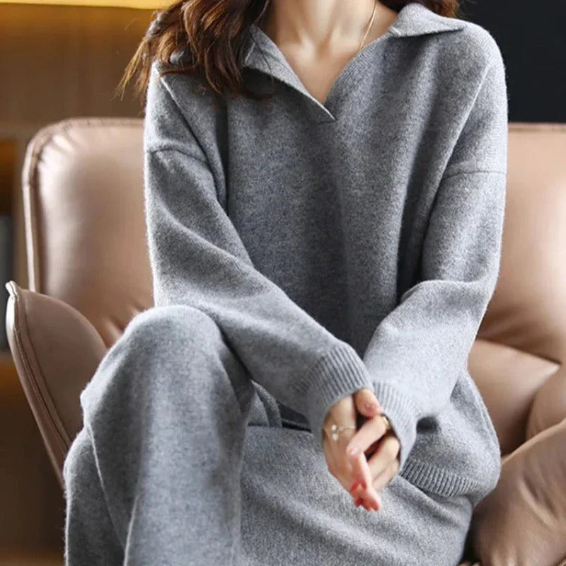 Paige Women's Cozy Winter Two-Piece Lounge Set for Effortless Comfort