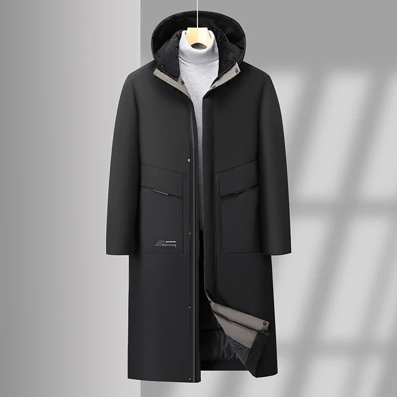 Warm and Elegant Long Down Coat Roma Modern