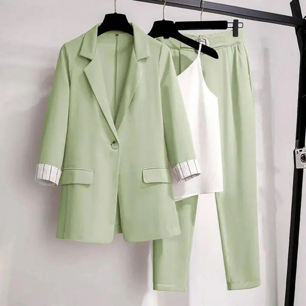 Joanna | Elegant Women's Set with Blazer, Pants, and Coordinated Top