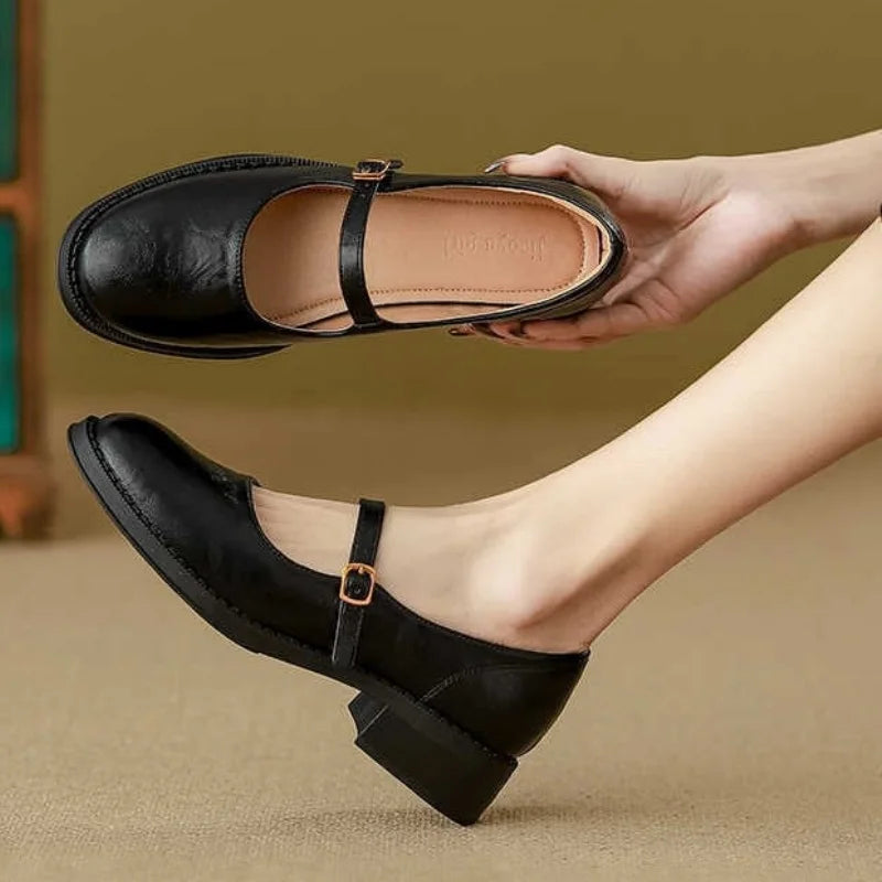 Leather Mary Janes for Classic Comfort