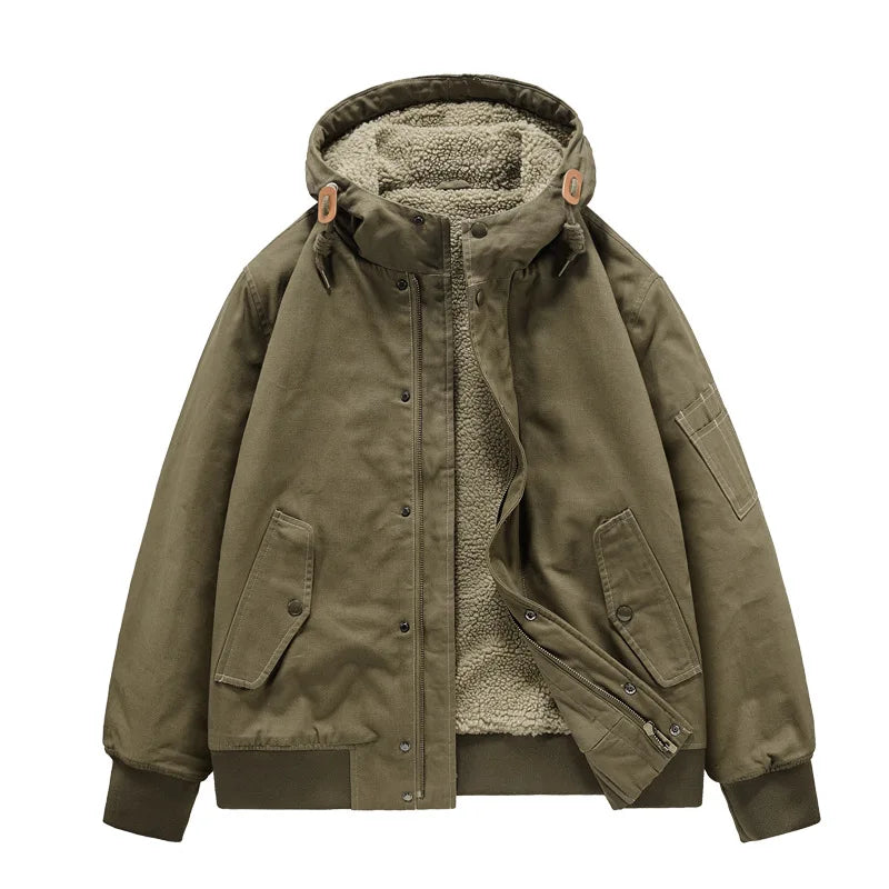 Thermo-Utility Hooded Sweatshirt for Ultimate Comfort