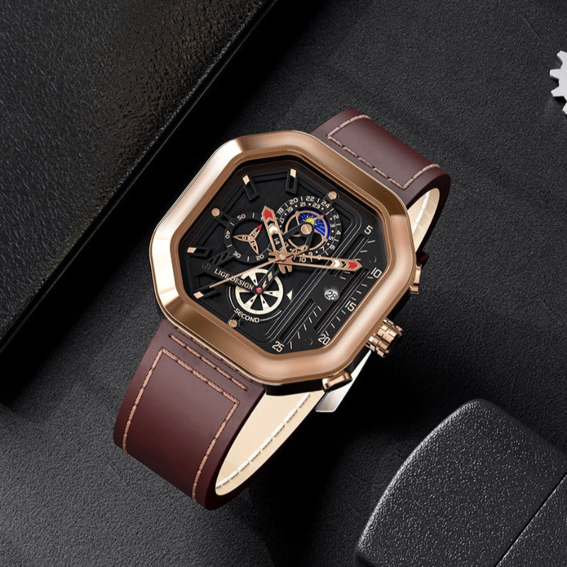 Luxury Confiança Quartz Chronograph Watch