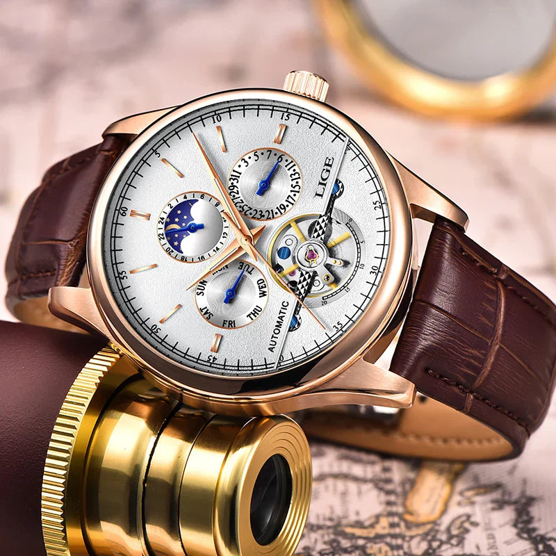 Luxury Mechanical Automatic Tourbillon Watch