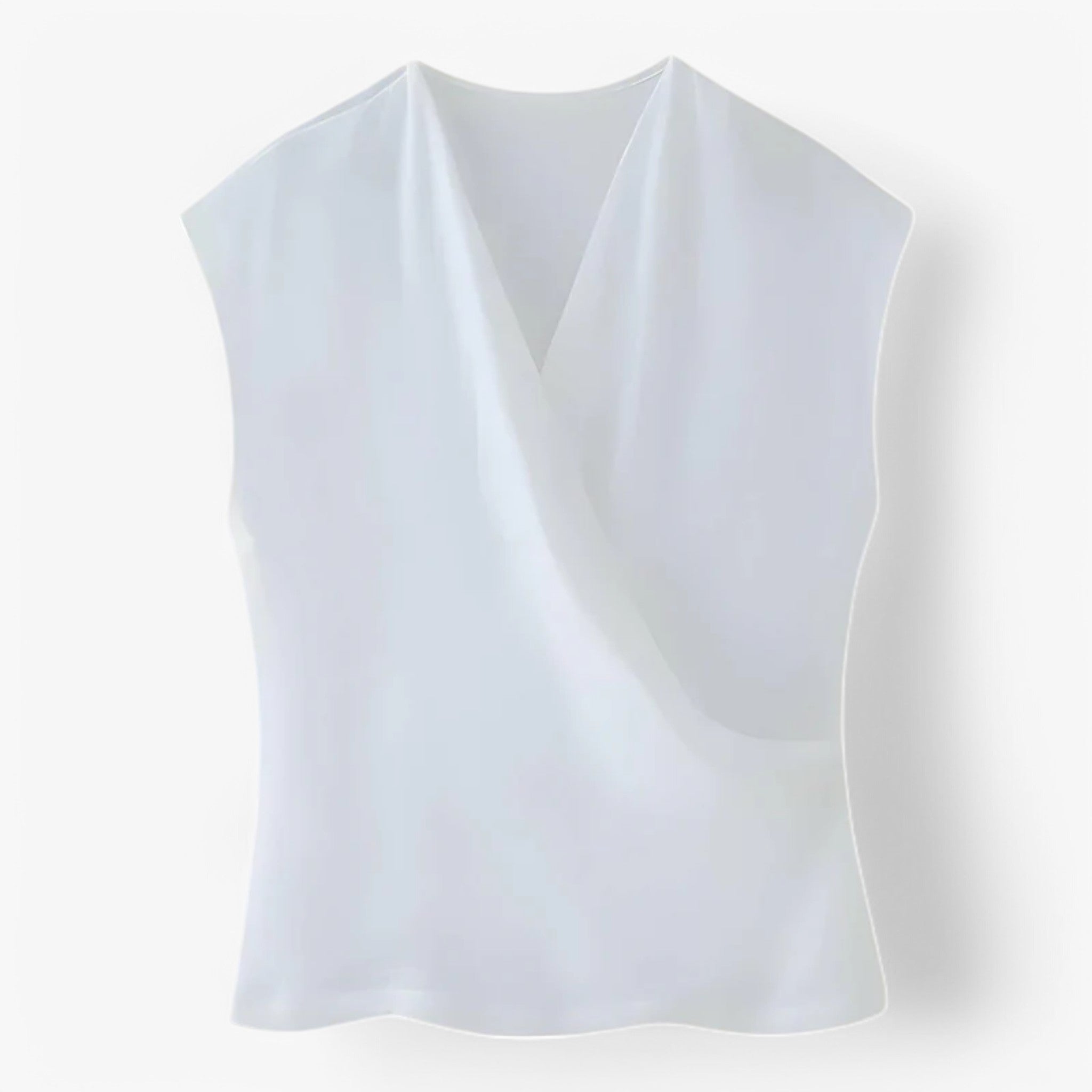 Alessia | Damen-sæt Unifarben - Bluse & slange - Hvid overdel - women's fashion - {{ product_tags }
