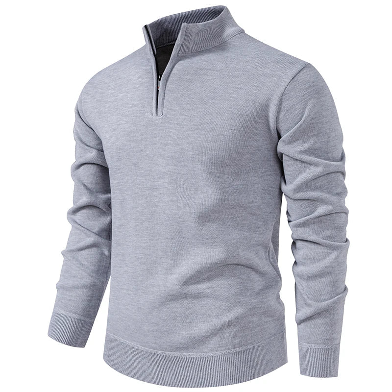 Calleron | Luxurious Elevated Quarter-Zip Sweater for Stylish Comfort