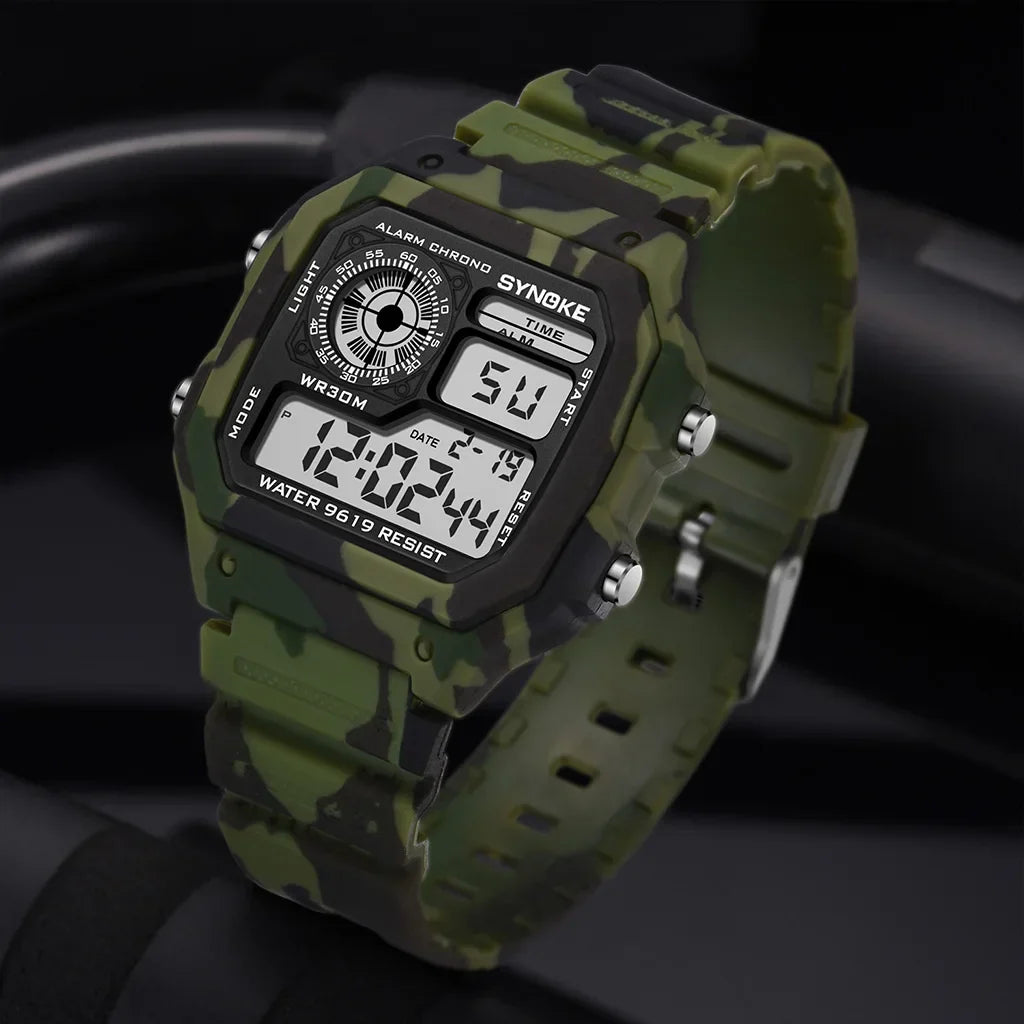 Military Digital Watch for Outdoor Use