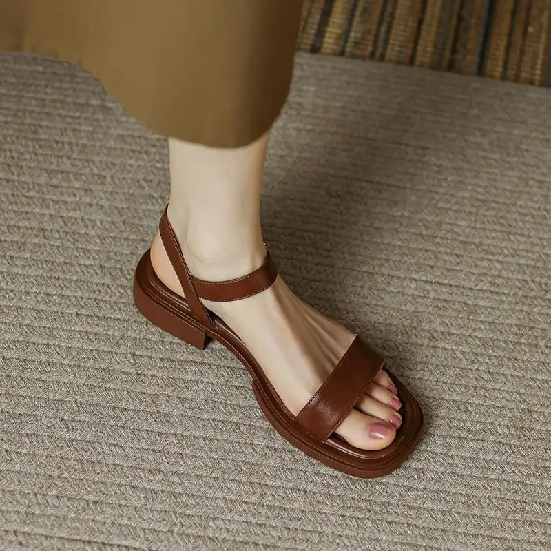 Valentine™ Synthetic Leather Sandals for an Elegant and Comfortable Look