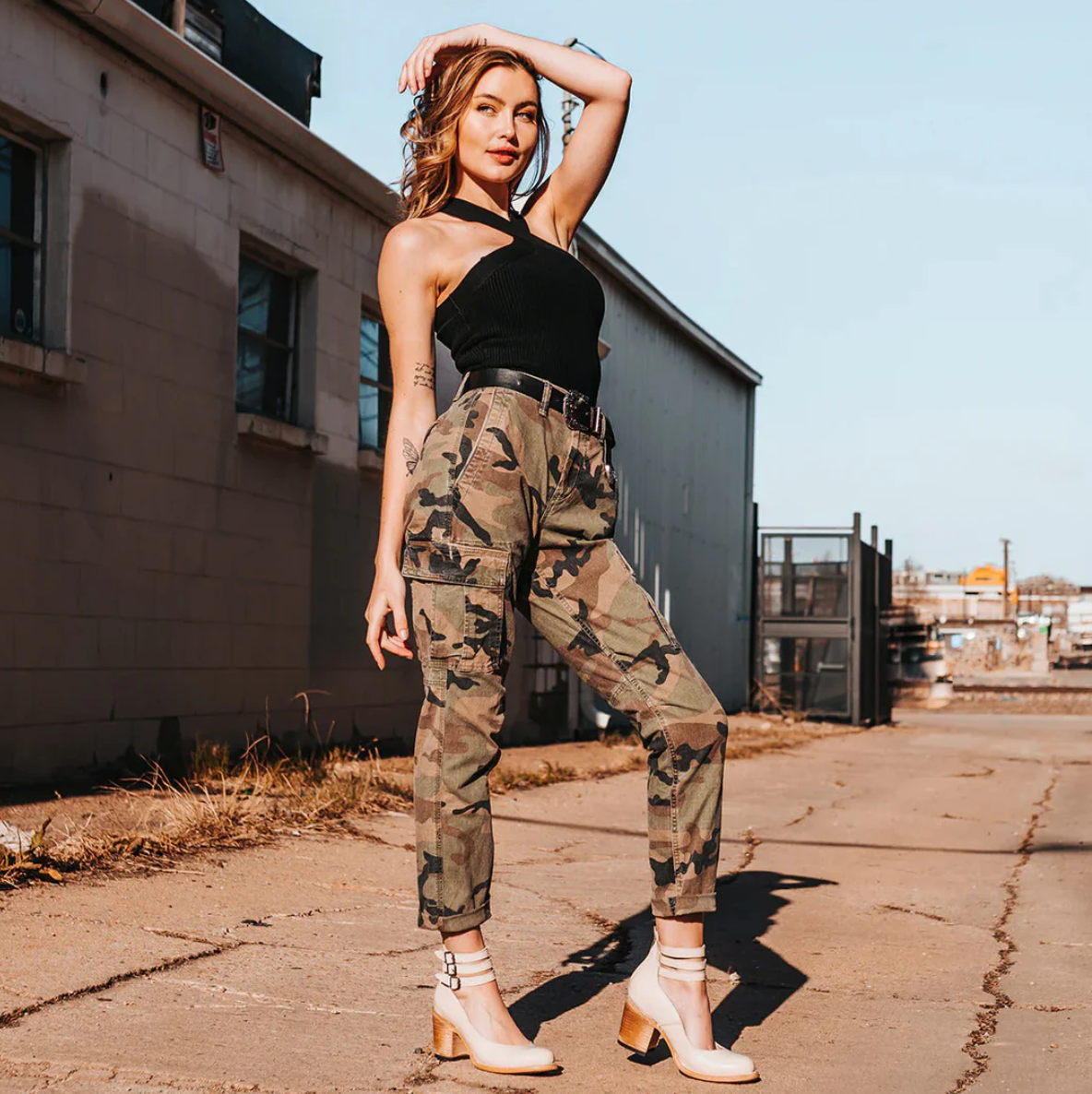 Zoey - Vintage Elegance Leather High Heeled Shoes