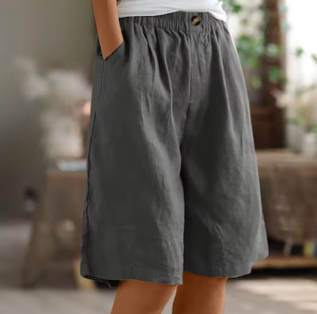 ZYLA - Linen Bermuda Shorts for Relaxed Comfort