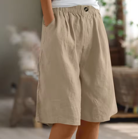 ZYLA - Linen Bermuda Shorts for Relaxed Comfort
