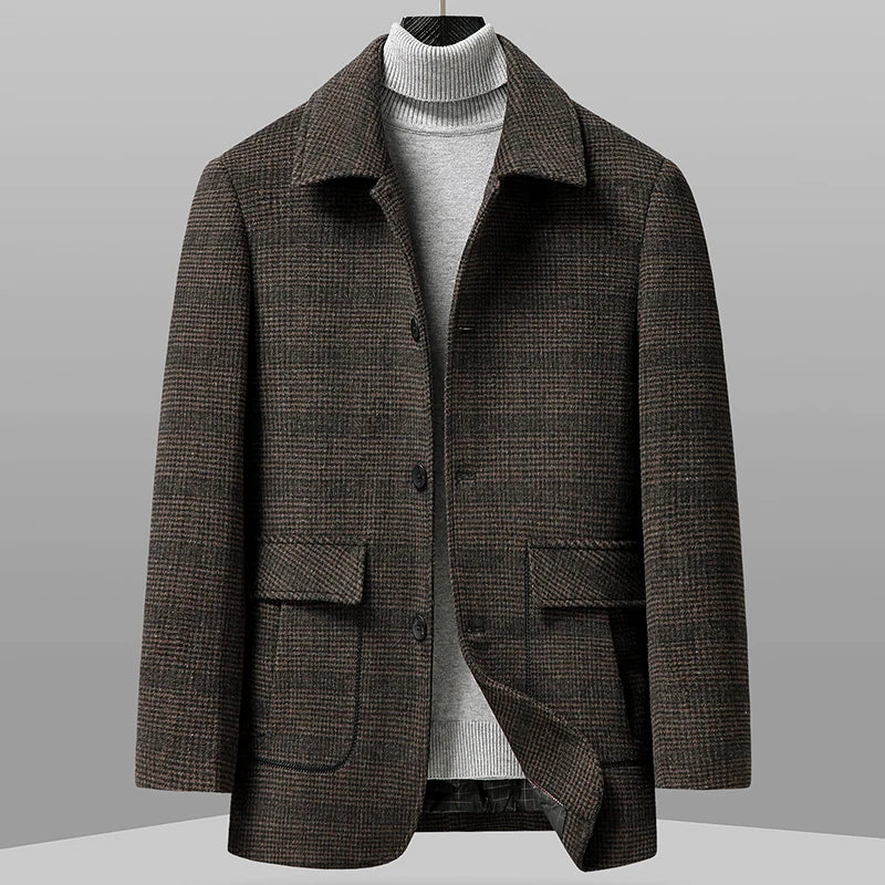 Thompson Wool Topcoat - Elegant and Warm Outerwear for Cold Days