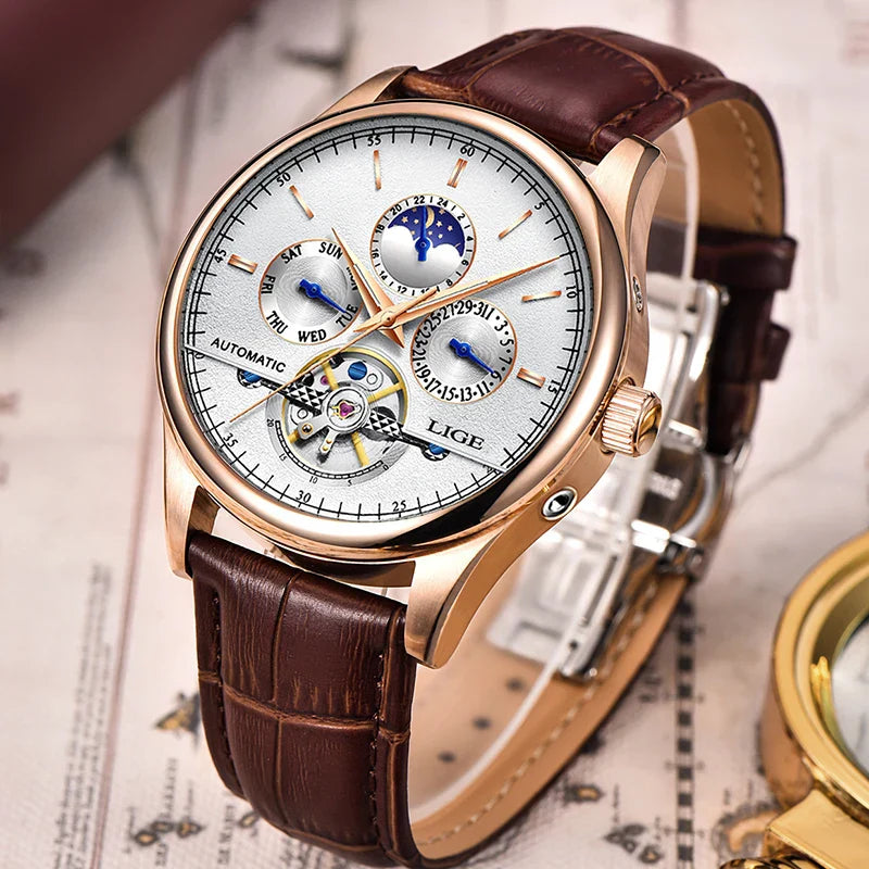 Luxury Mechanical Automatic Tourbillon Watch