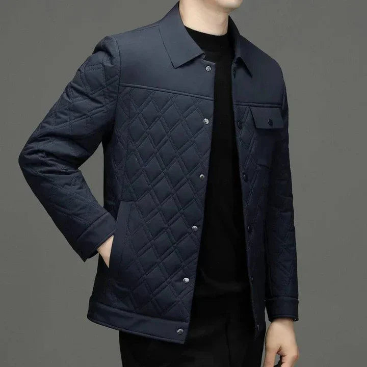 Michael Quilted Down Puffer for a Warm and Elegant Style