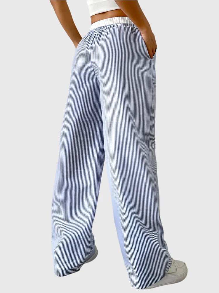 Jane - Casual Pinstripe Pants for a Sophisticated and Comfortable Style