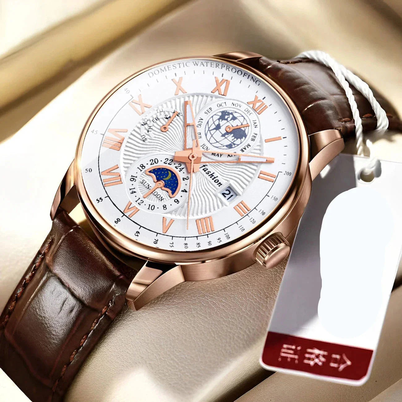 Elegant luxury sports watch for a sophisticated sporty style