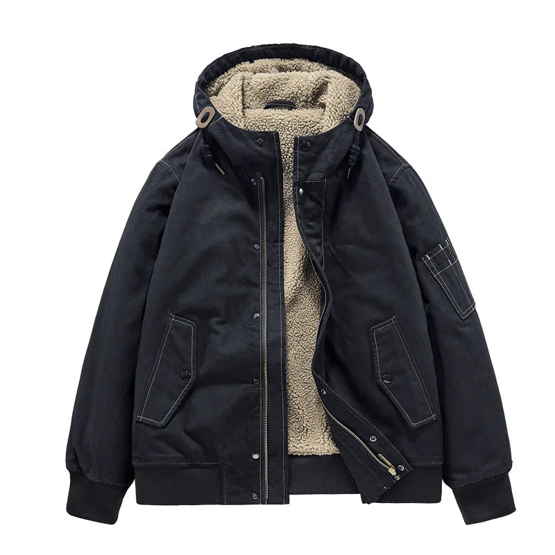 Thermo-Utility Hooded Sweatshirt for Ultimate Comfort
