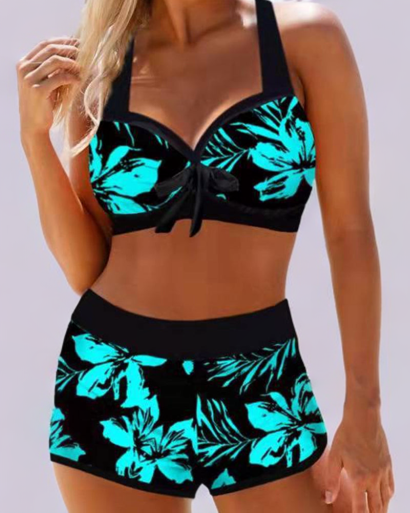 Classic Floral Swimsuit