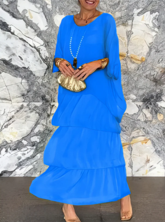 Caroline: Timeless, Elegant Flowing Maxi Dress