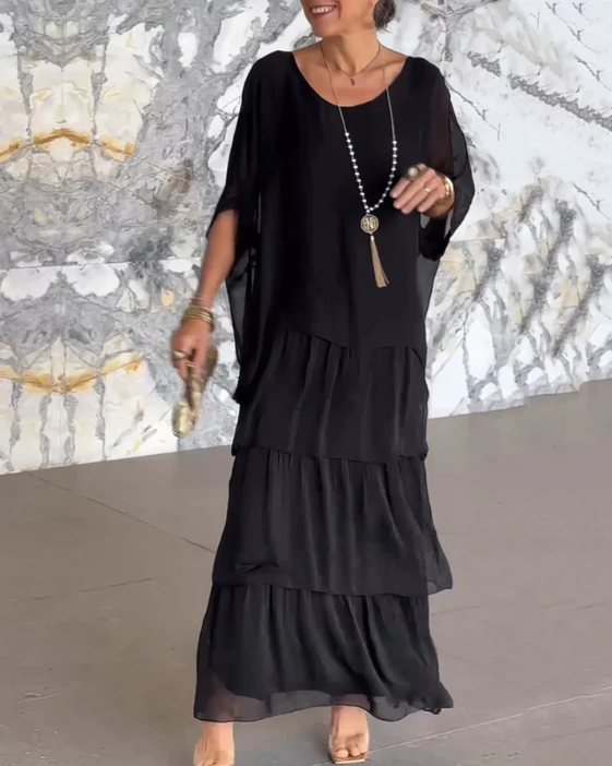 Caroline: Timeless, Elegant Flowing Maxi Dress