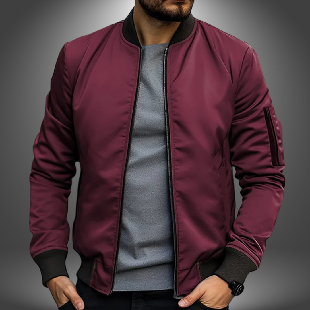 Oliver - Villepääkevénylightweight bomber jacket