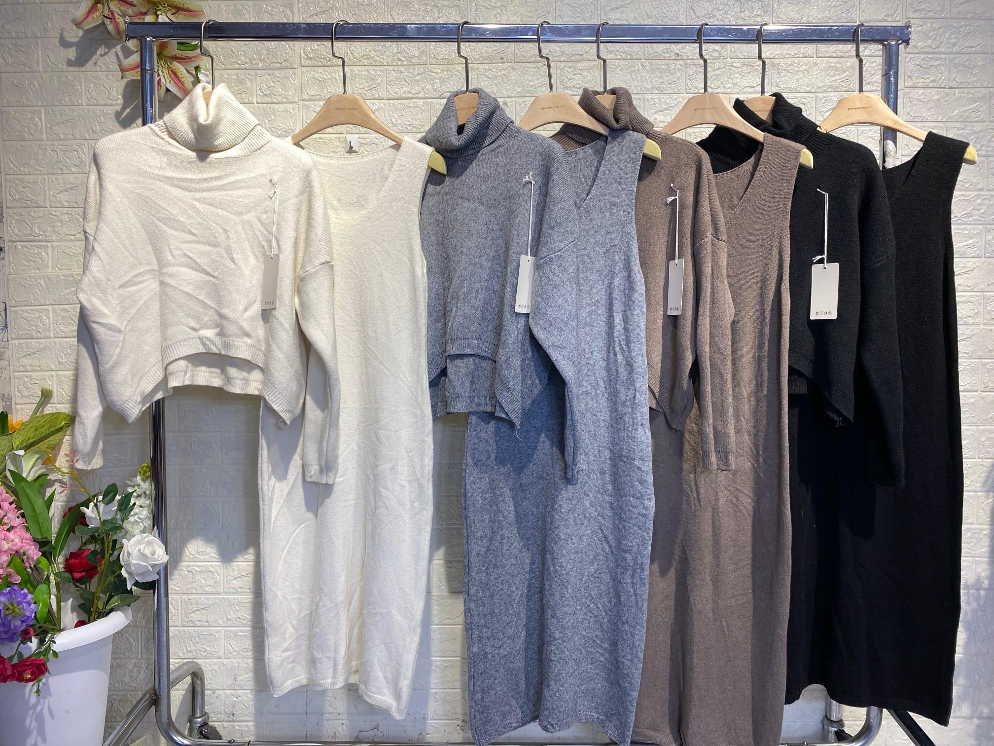 Thalina | Two-Piece Knit Set with Dress and Sweater 8