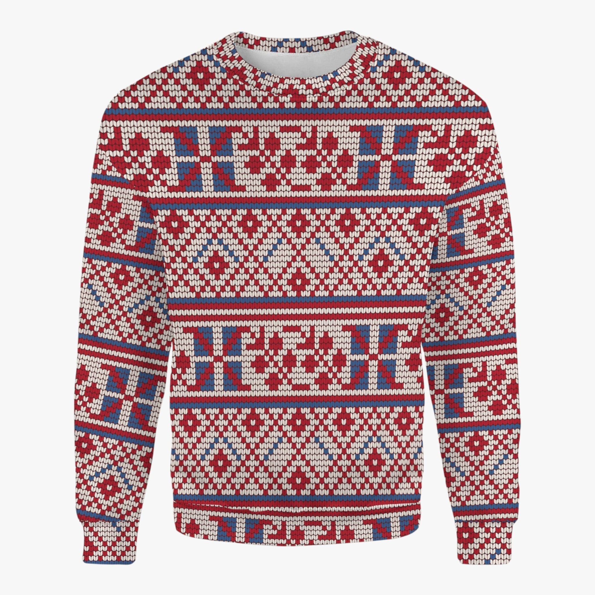 Unisex Casual Sweater with Beautiful Snow-Covered Pattern - Ideal for a Comfortable Winter Style