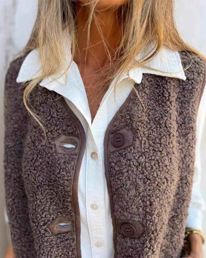 Chic Sherpa Vest – Cozy, On-Trend Layer for Everyday Style