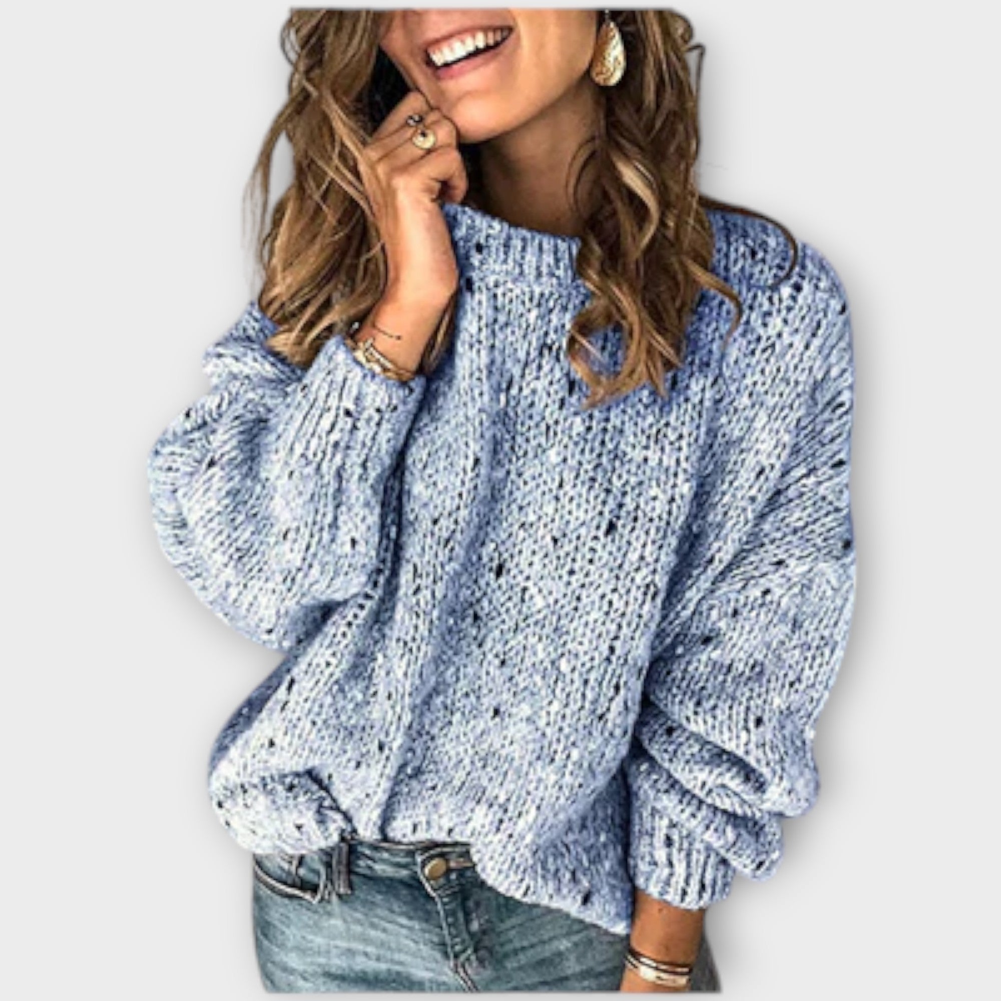 Linda - Modern Cozy Retro Knit Sweater