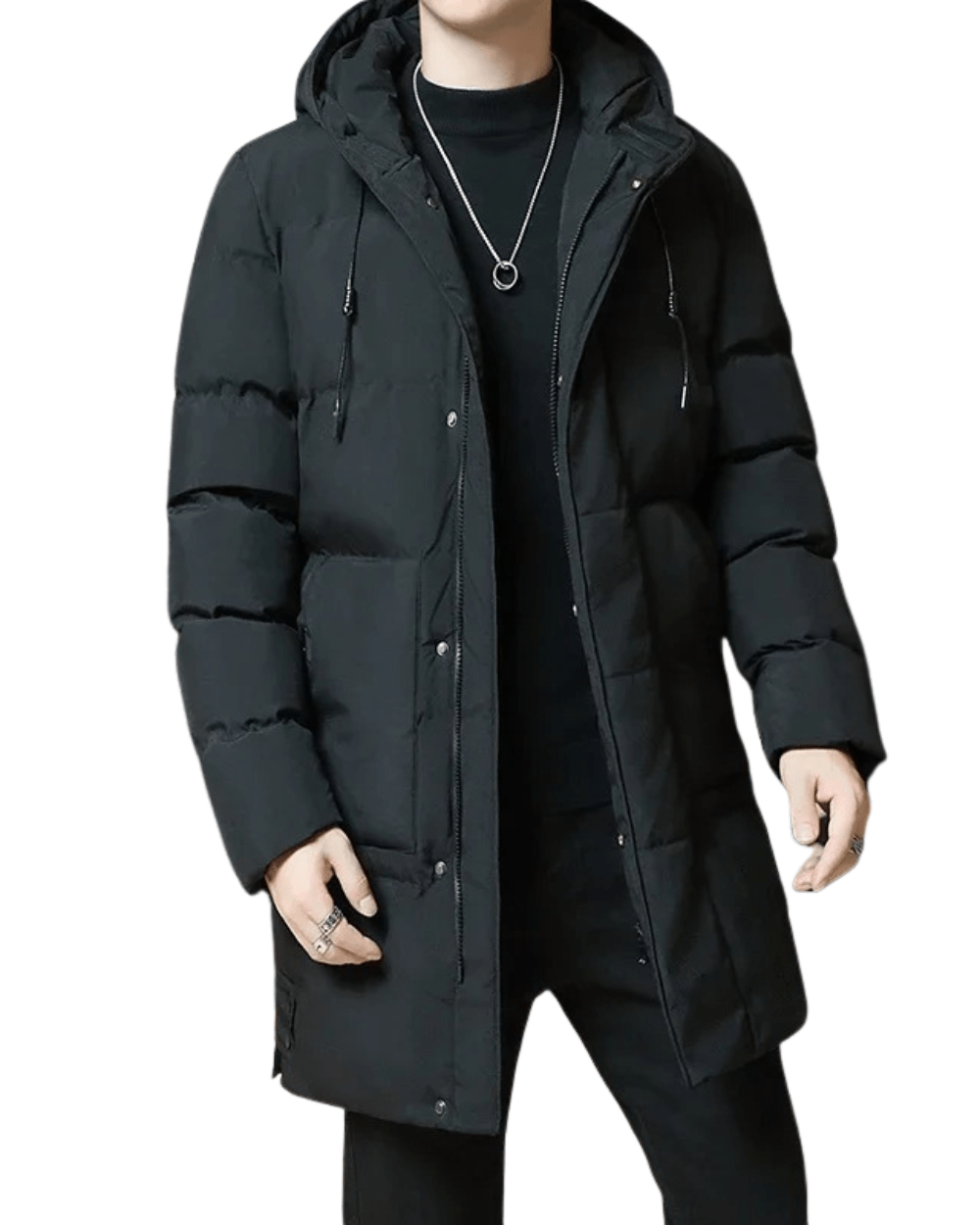 Timeless Long Winter Coat: Classic Style and Warmth