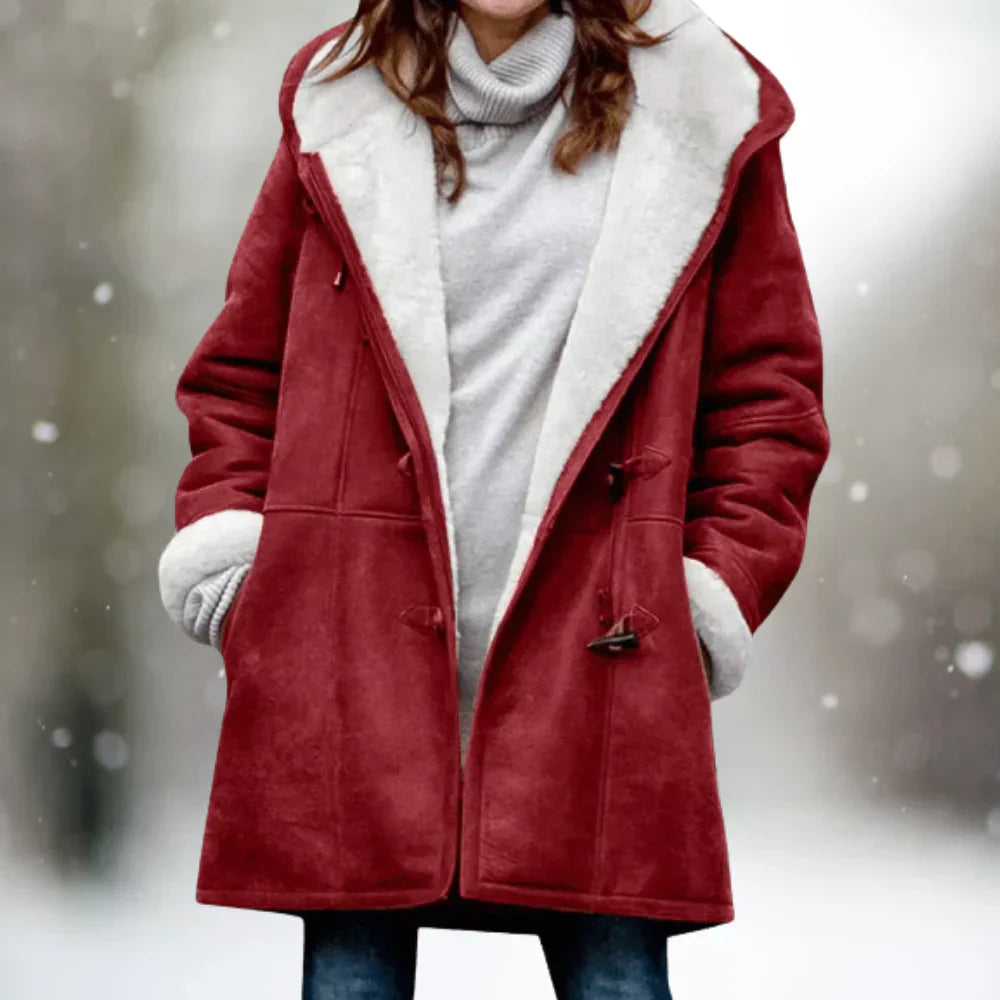 Gemma | Elegant fleece coat for a sophisticated style
