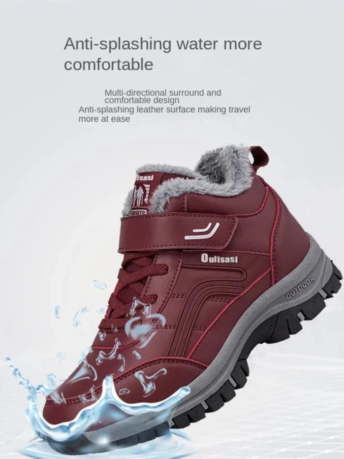 Women's Heated Snow Boots - Comfortable, Stylish, Waterproof Design