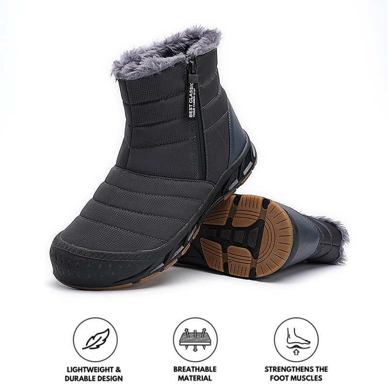 Waterproof High-Top Winter Shoes for Men and Women – Comfort and Support for Your Winter Adventures
